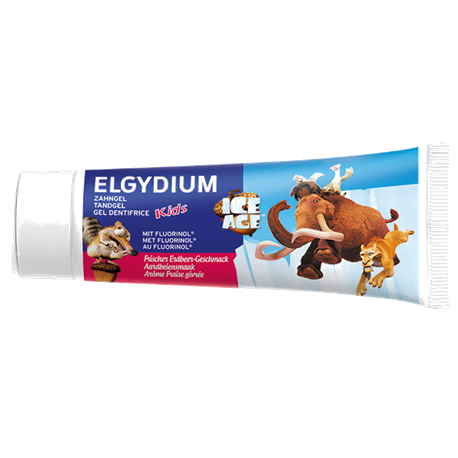 Elgydium Ice Age Kids Toothpaste Fresh Strawberry 50ml ( X8 Packs )